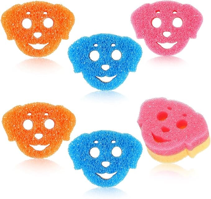 Dog Dual Sided Scrub Sponge (1pc)